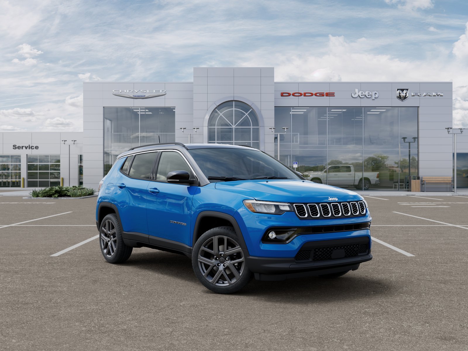 New 2026 Hydro Blue Pearl-Coat Exterior Paint Jeep Limited Altitude image 5