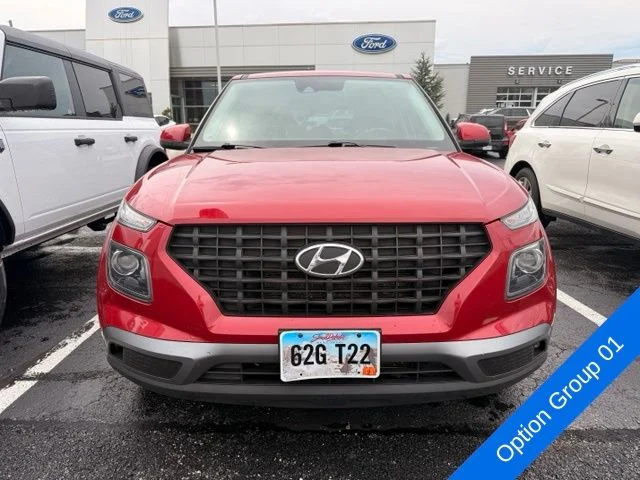 Used 2021 Scarlet Red Pearl Hyundai SE image 2