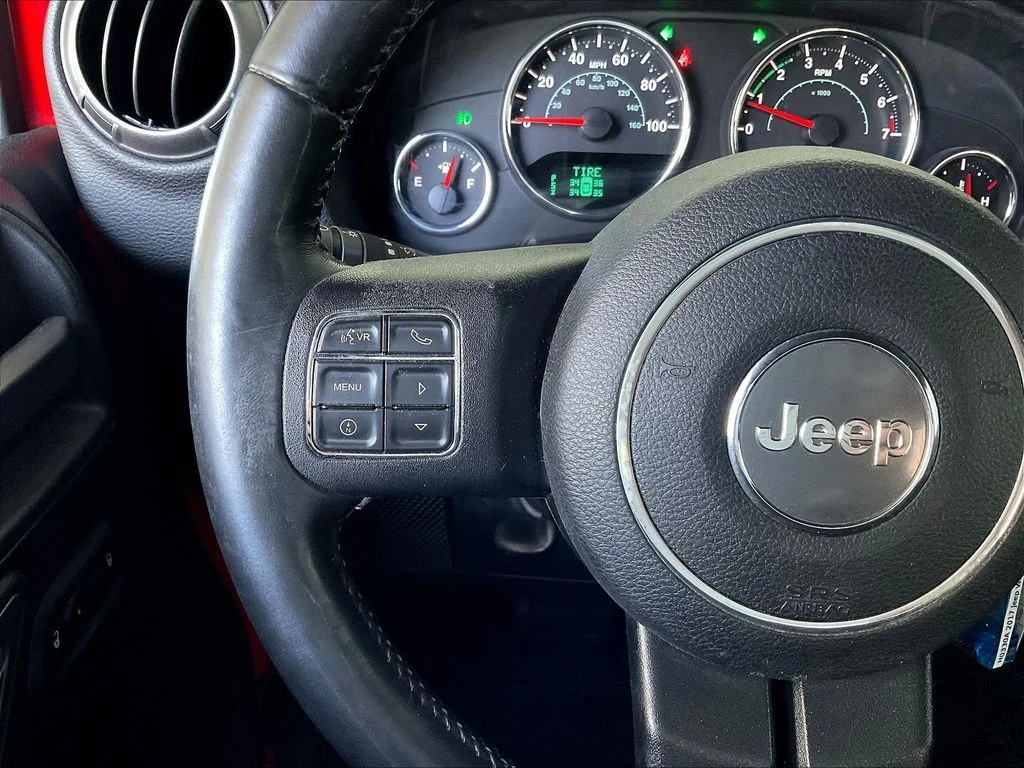 Used 2017 Red Clearcoat Jeep Unlimited Sport image 13