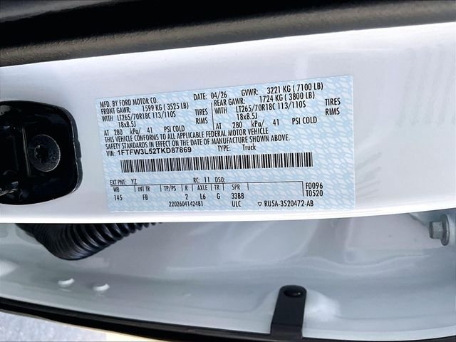 New 2026 Oxford White Ford XLT image 14