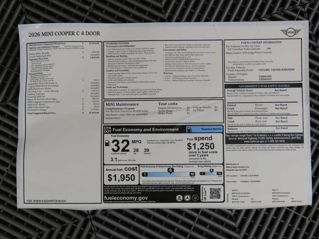 Used 2026 Nanuq White Metallic MINI Signature Plus image 10