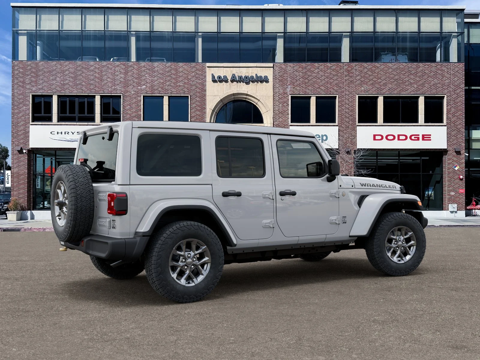 New 2026 Bright White Clear-Coat Exterior Paint Jeep Sport S image 30