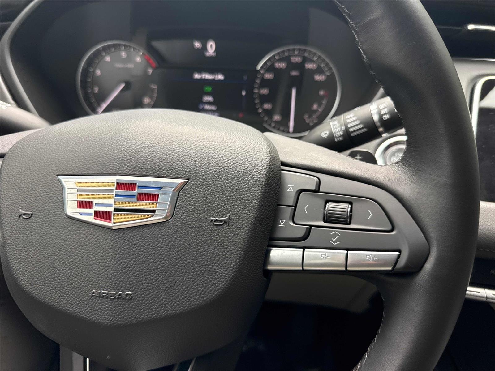Used 2023 Galactic Grey Metallic Cadillac FWD Luxury image 19