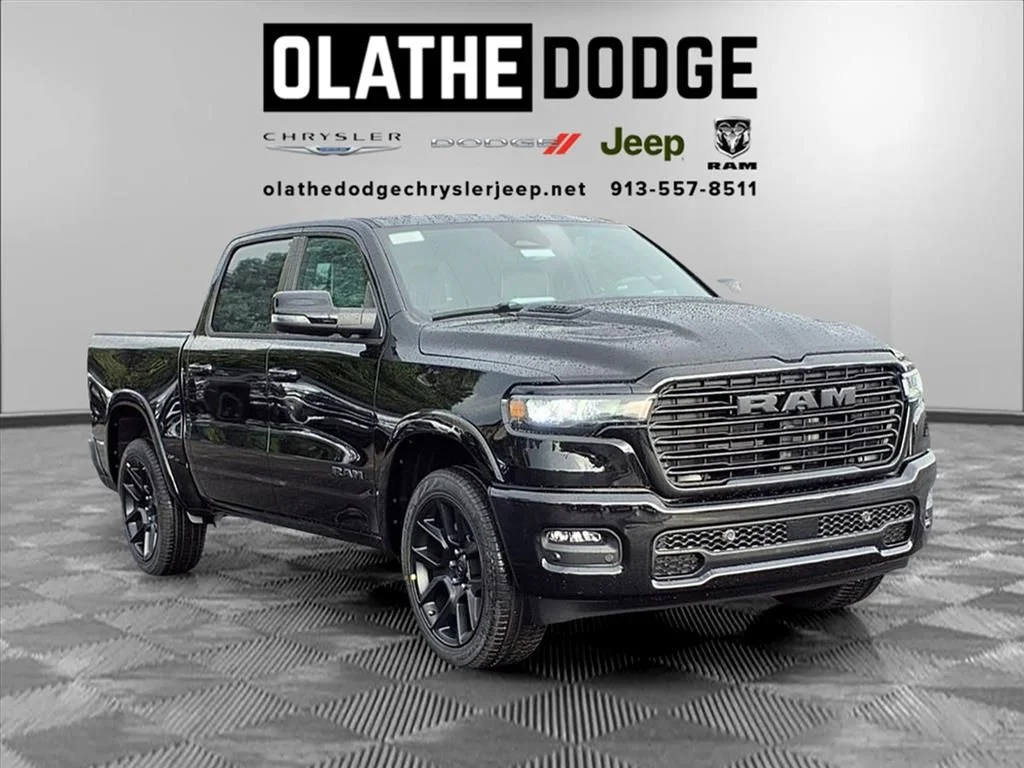 New 2026 Diamond Black Crystal Pearl-Coat Exterior Paint RAM Laramie image 26