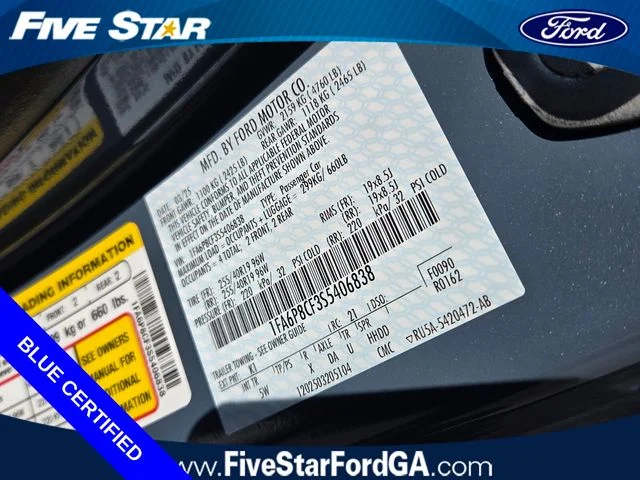 Used 2025 Blue Ford GT Premium image 16