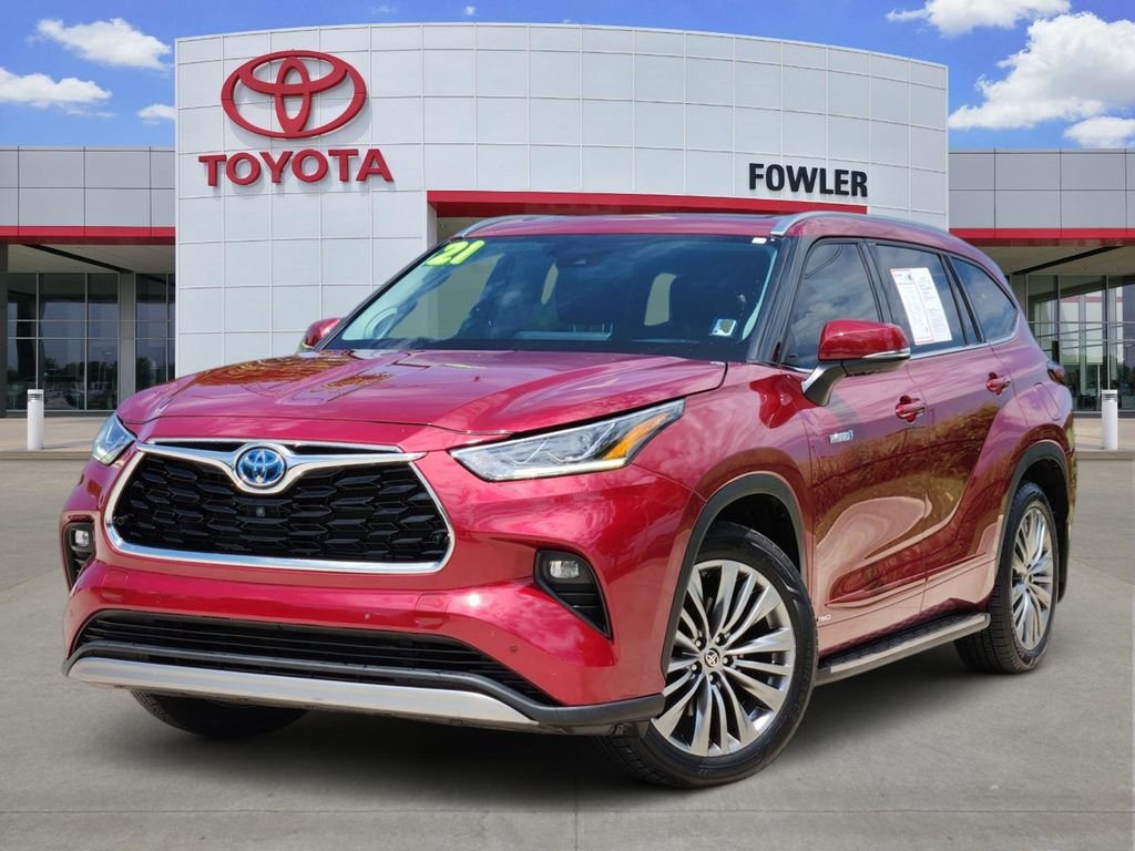 Used 2021 Red Toyota Platinum image 1