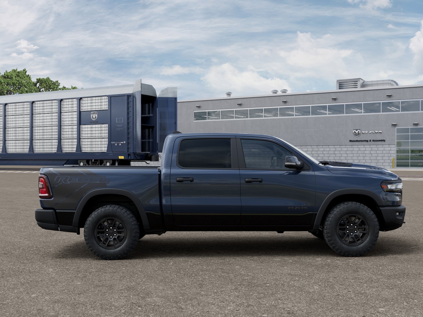 New 2026 Forged Blue Metallic Exterior Paint RAM Rebel image 12