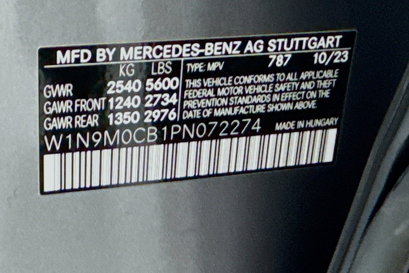 Certified Used 2023 Mountain Grey Metallic Mercedes-Benz EQB 250+ image 25