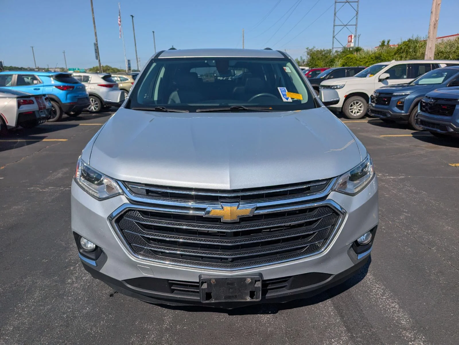 Used 2018 Silver Ice Metallic Chevrolet LT Leather image 2