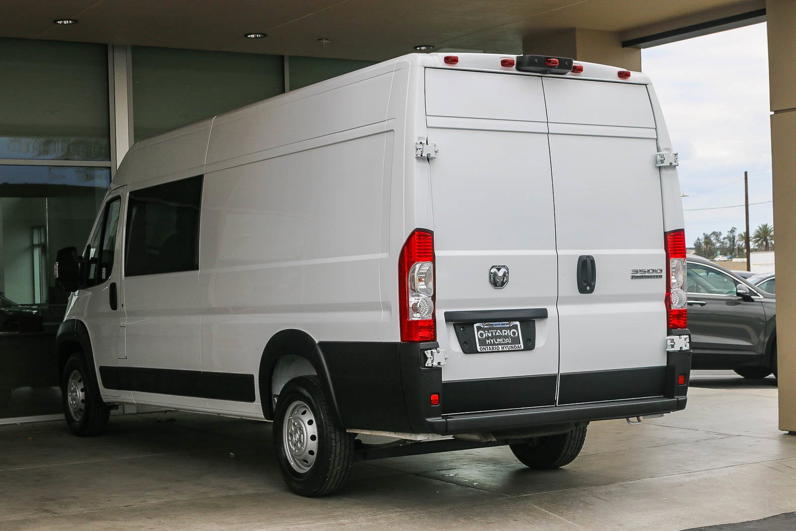 Used 2023 Bright White Clearcoat Ram High Roof image 5