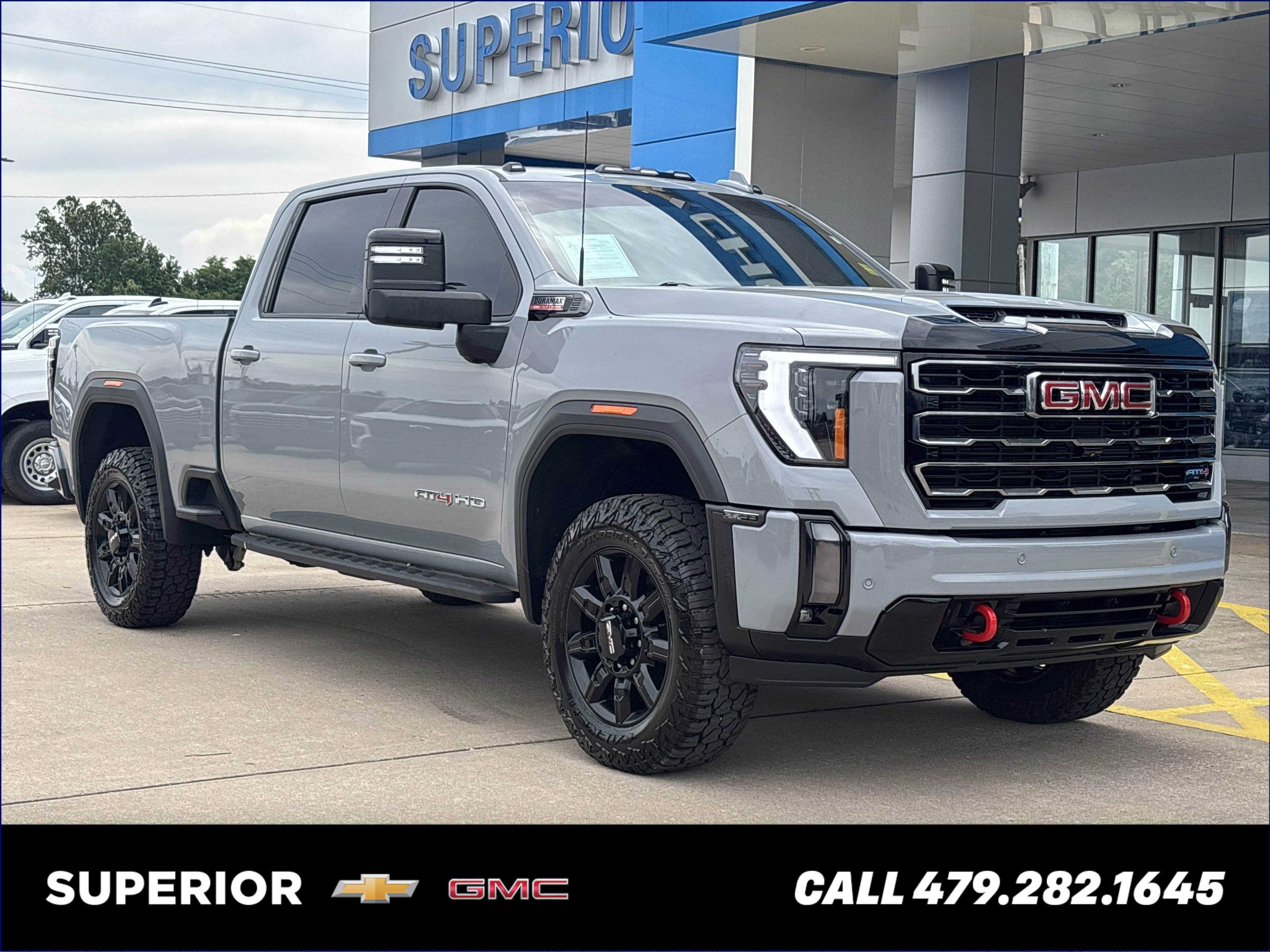 Used 2024 Thunderstorm Gray GMC AT4 image 1