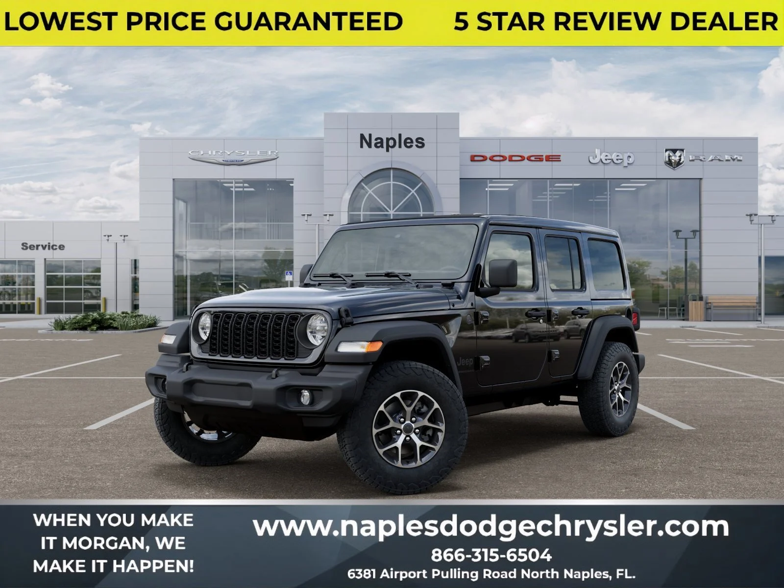 New 2026 Jeep Wrangler Sport S 4-door in Naples #W234649 | Naples