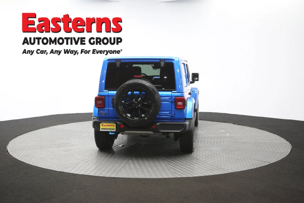 Used 2024 Blue Jeep Sahara 4xe image 40