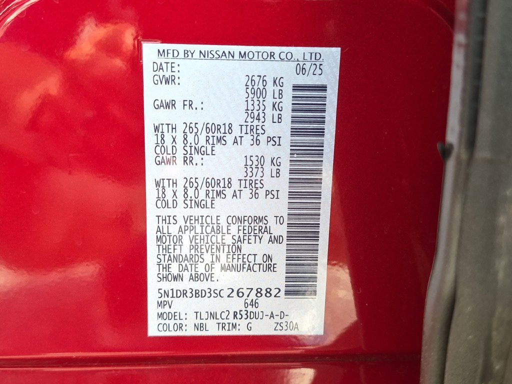 Certified Used 2025 Red Nissan Rock Creek image 33