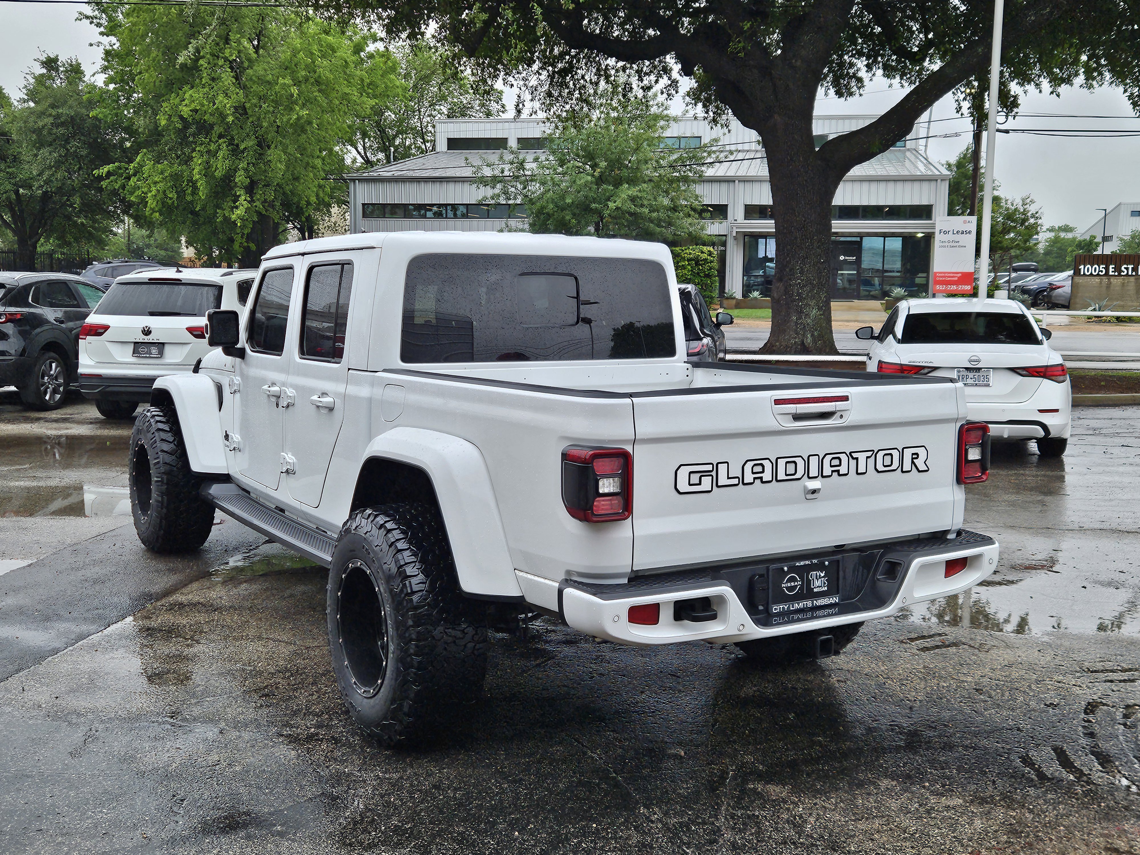 Used 2021 Bright White Clear Coat Jeep High Altitude image 5