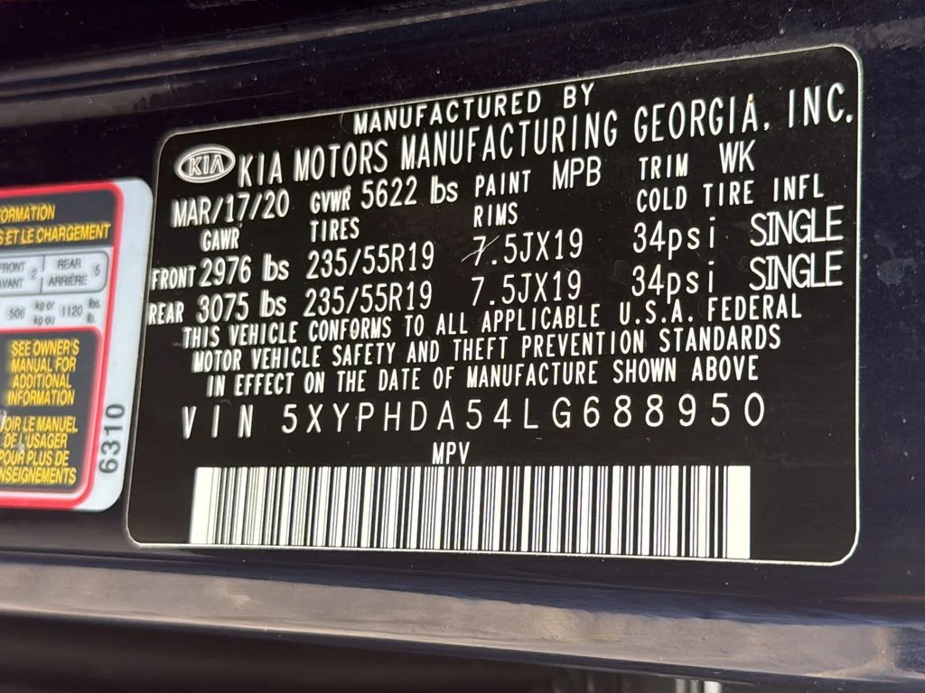 Used 2020 Blue Kia EX image 35