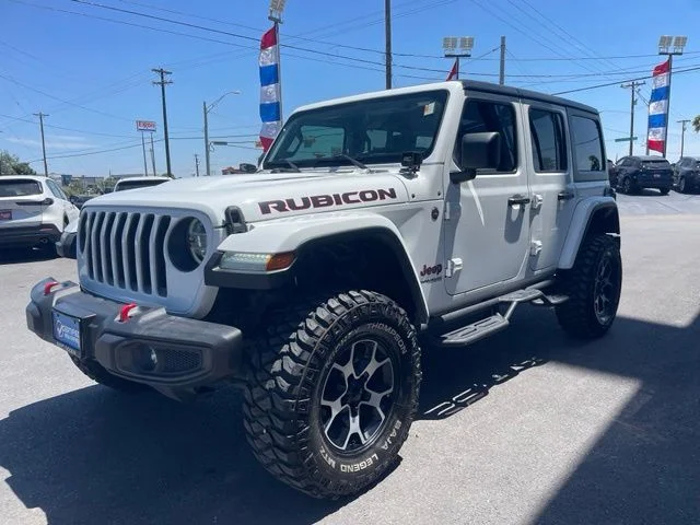 Used 2021 White Jeep Unlimited Rubicon image 3