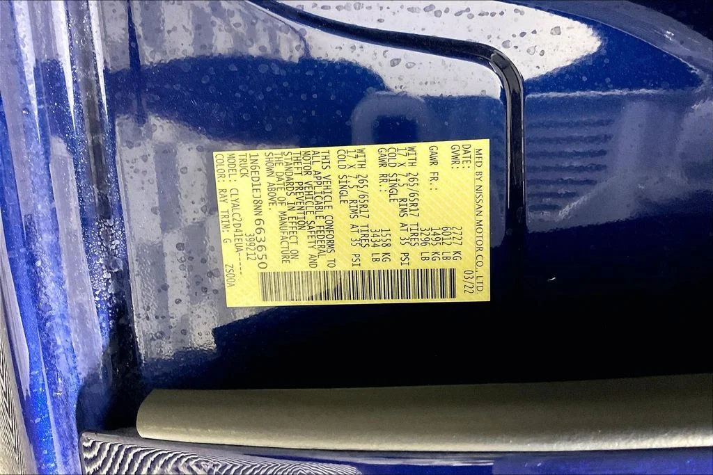 Used 2022 Blue Nissan SV image 33