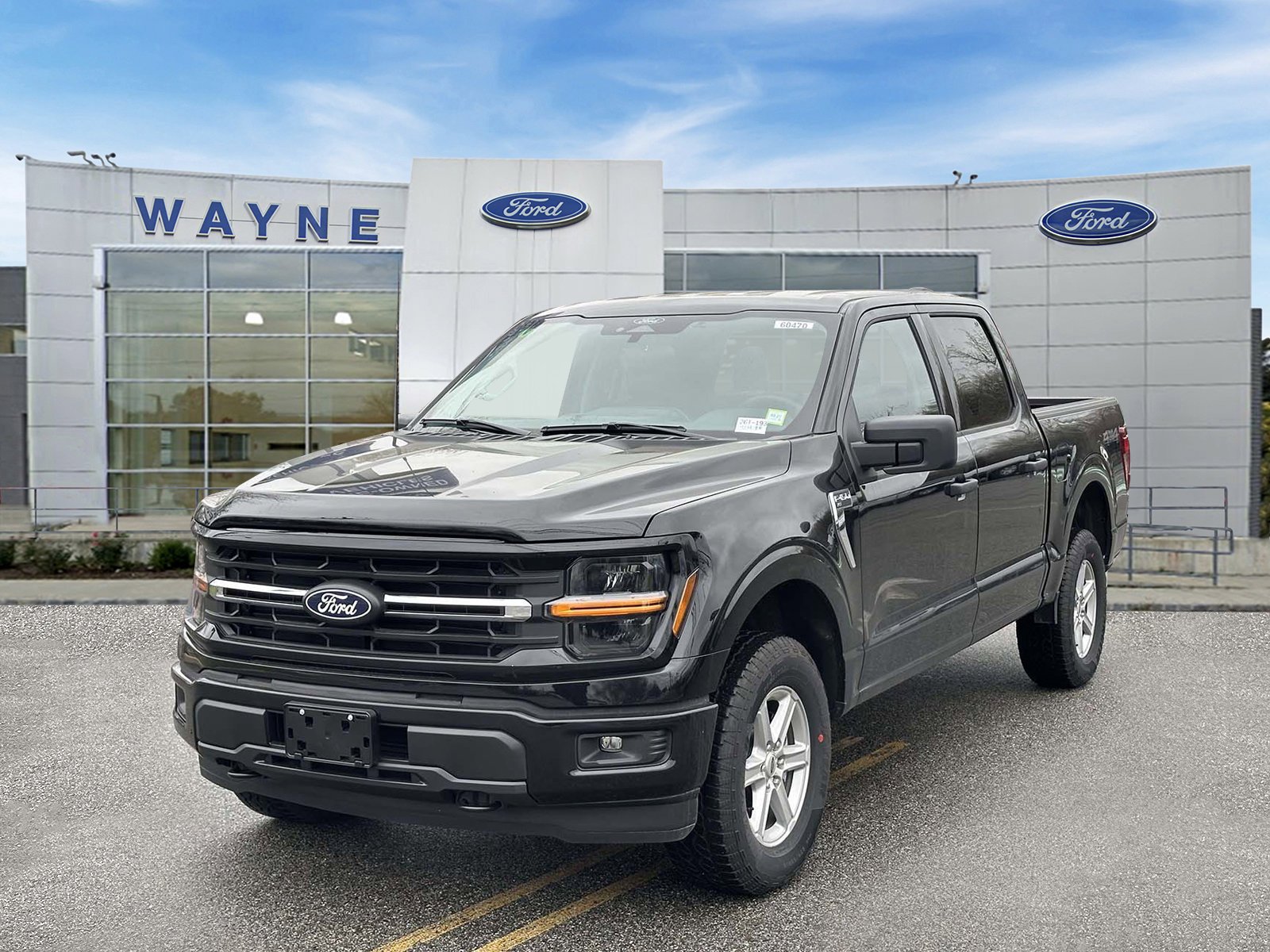 New 2026 Agate Black Metallic Ford XLT image 2