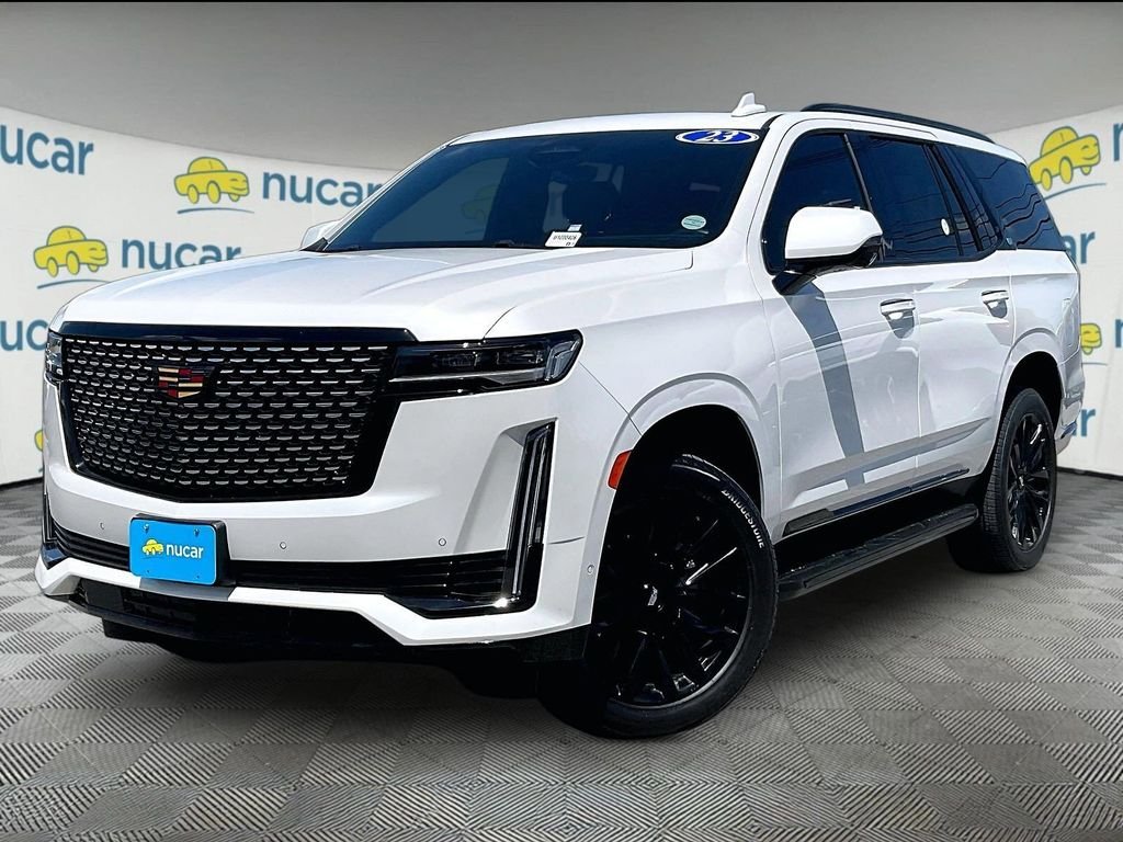 Used 2023 White Cadillac Premium Luxury image 3