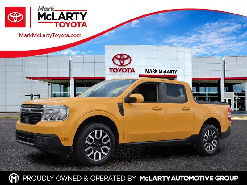 Used 2022 Orange FORD LARIAT FWD SUPERCREW image 1