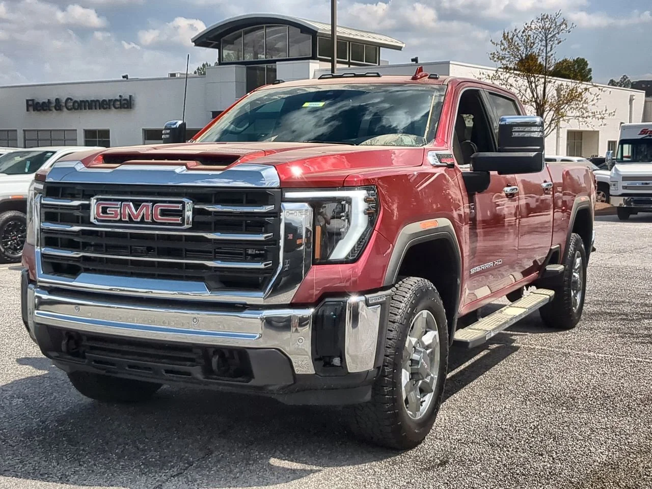 New 2026 Volcanic Red Tintcoat GMC SLT image 4