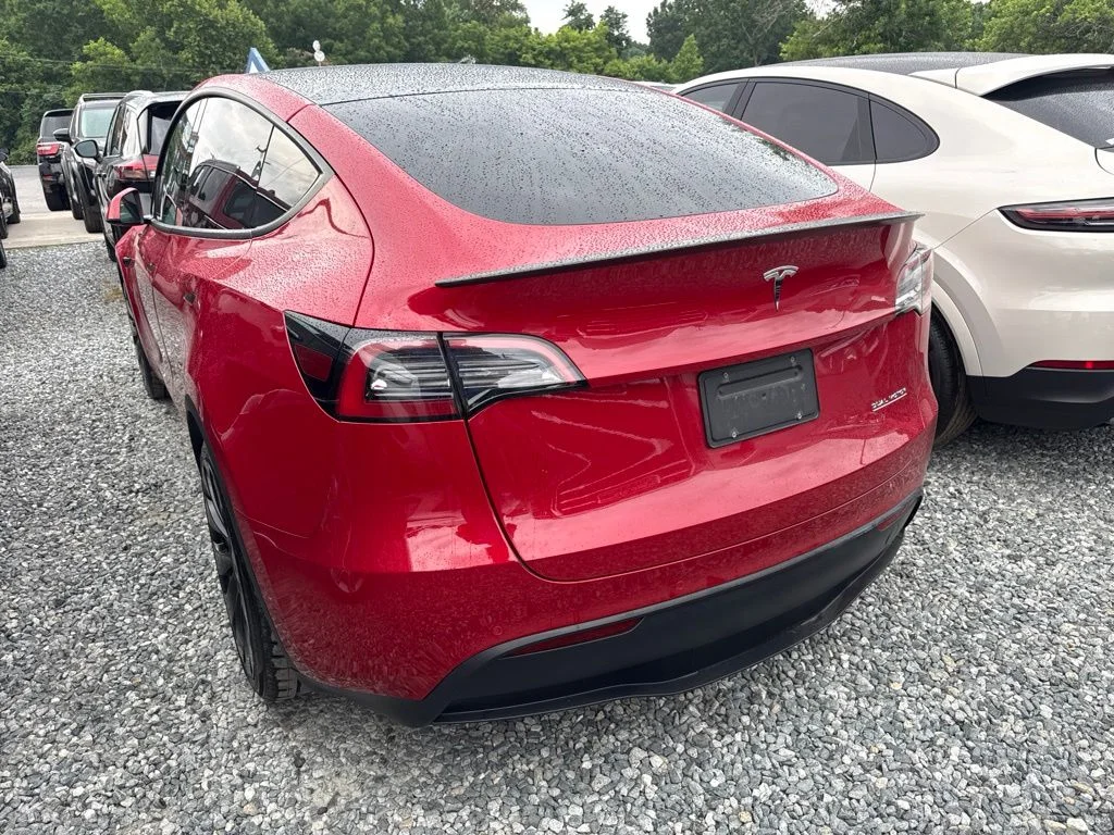 Used 2022 Red Tesla Performance image 6