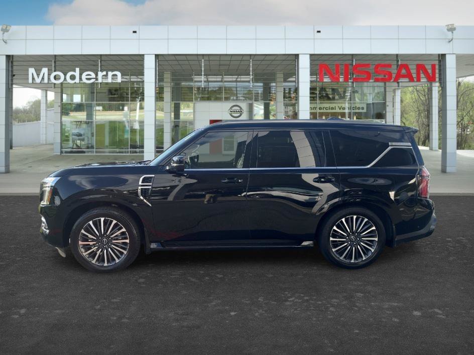 Used 2025 Super Black Nissan Platinum Reserve image 2