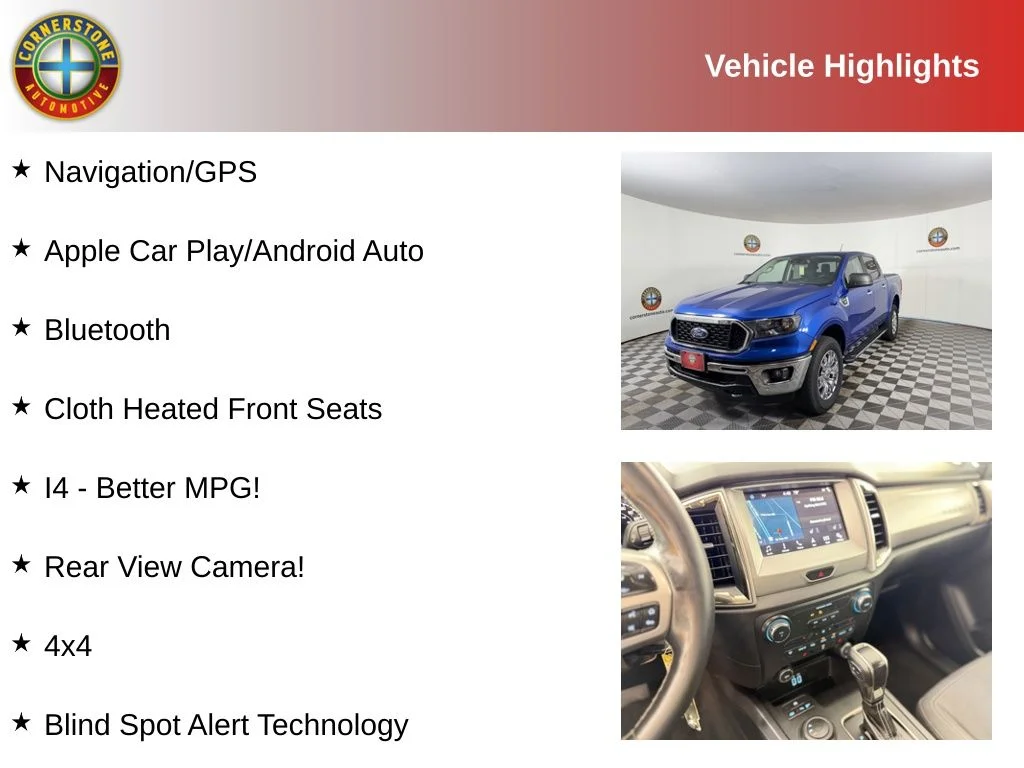 Used 2019 Ford Ranger XLT with VIN 1FTER4FH2KLA01667 for sale in Elk River, Minnesota