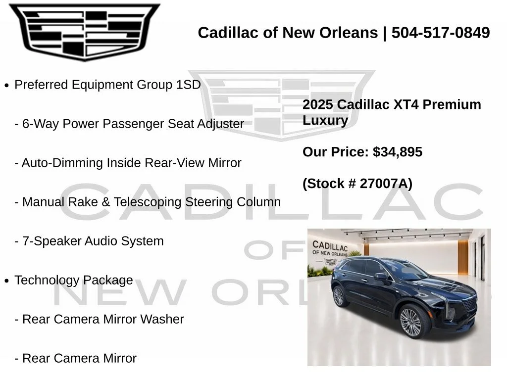 Used 2025 Black Cadillac Premium Luxury image 6