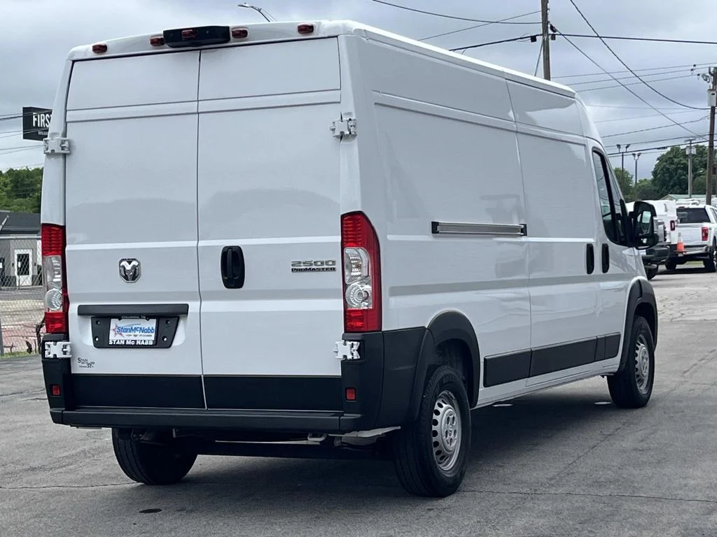 Used 2025 Bright White Clearcoat Ram Tradesman CARGO 159WB HIGH ROOF 3.6L image 8