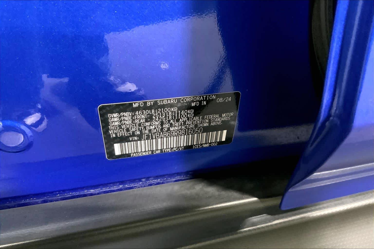 Used 2024 WR Blue Pearl Subaru  image 37