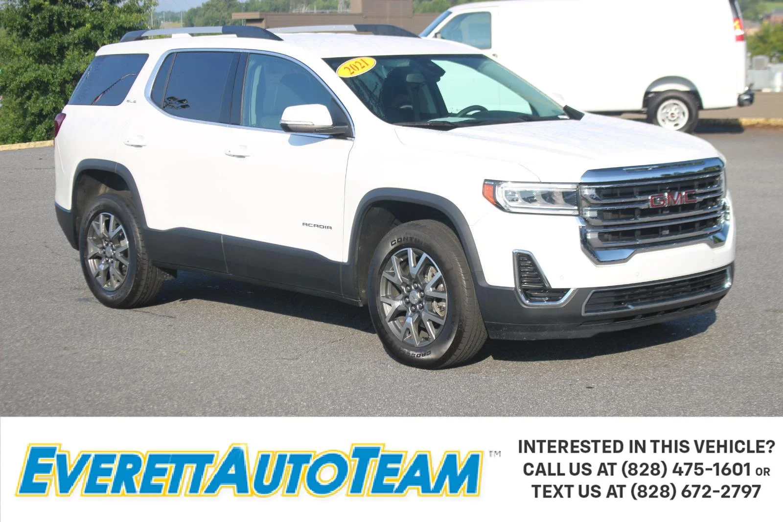Used 2021 Summit White GMC SLE image 1