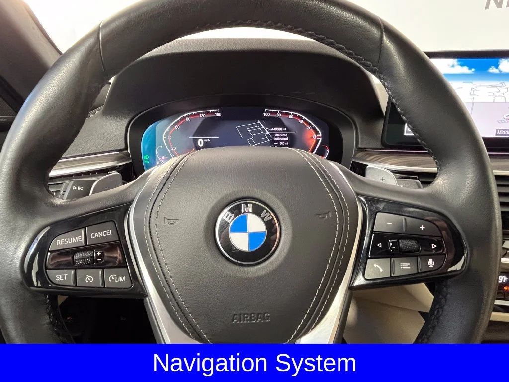 Certified Used 2023 Blue Metallic BMW 540i xDrive image 10