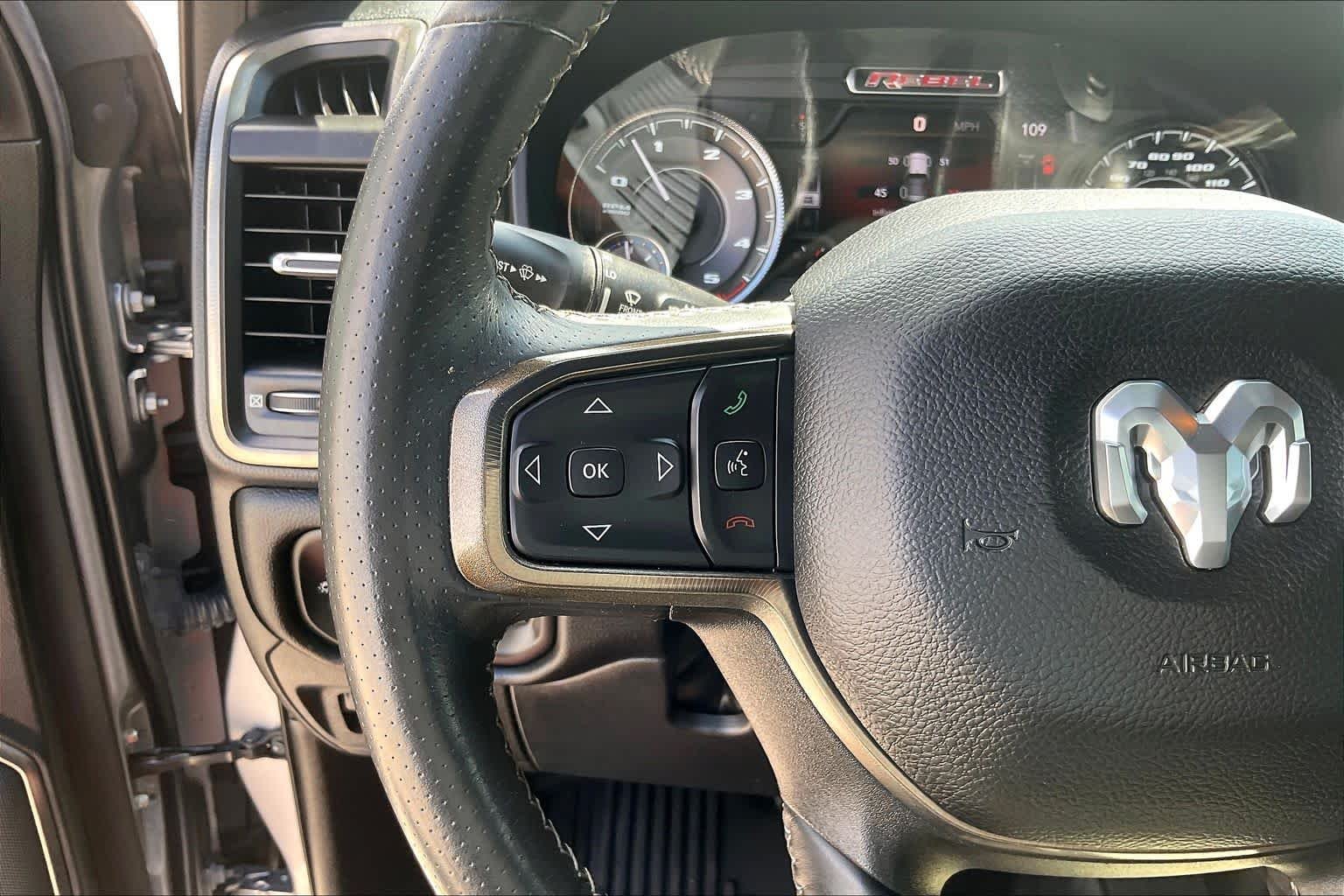 Used 2022 Billet Silver Metallic Clearcoat Ram Rebel image 23