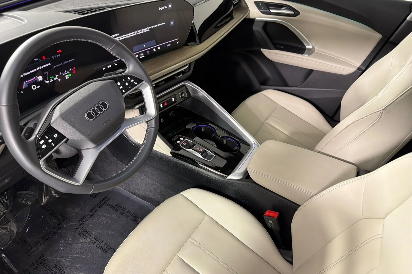 Used 2025 Glacier White Metallic Audi Premium 2.0 TFSI quattro image 9