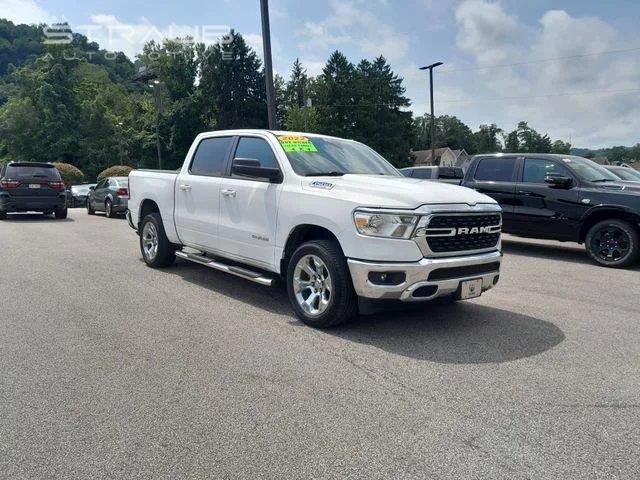 Used 2022 Bright White Clearcoat Ram Big Horn image 2