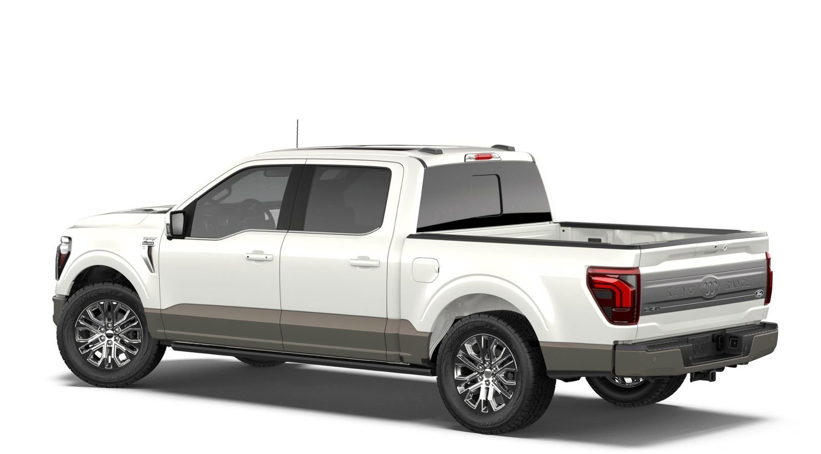 New 2026 Star White Metallic Tri-Coat Ford King Ranch image 2