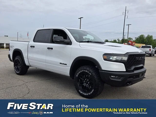 New 2026 Bright White Clear-Coat Exterior Paint RAM Rebel image 1