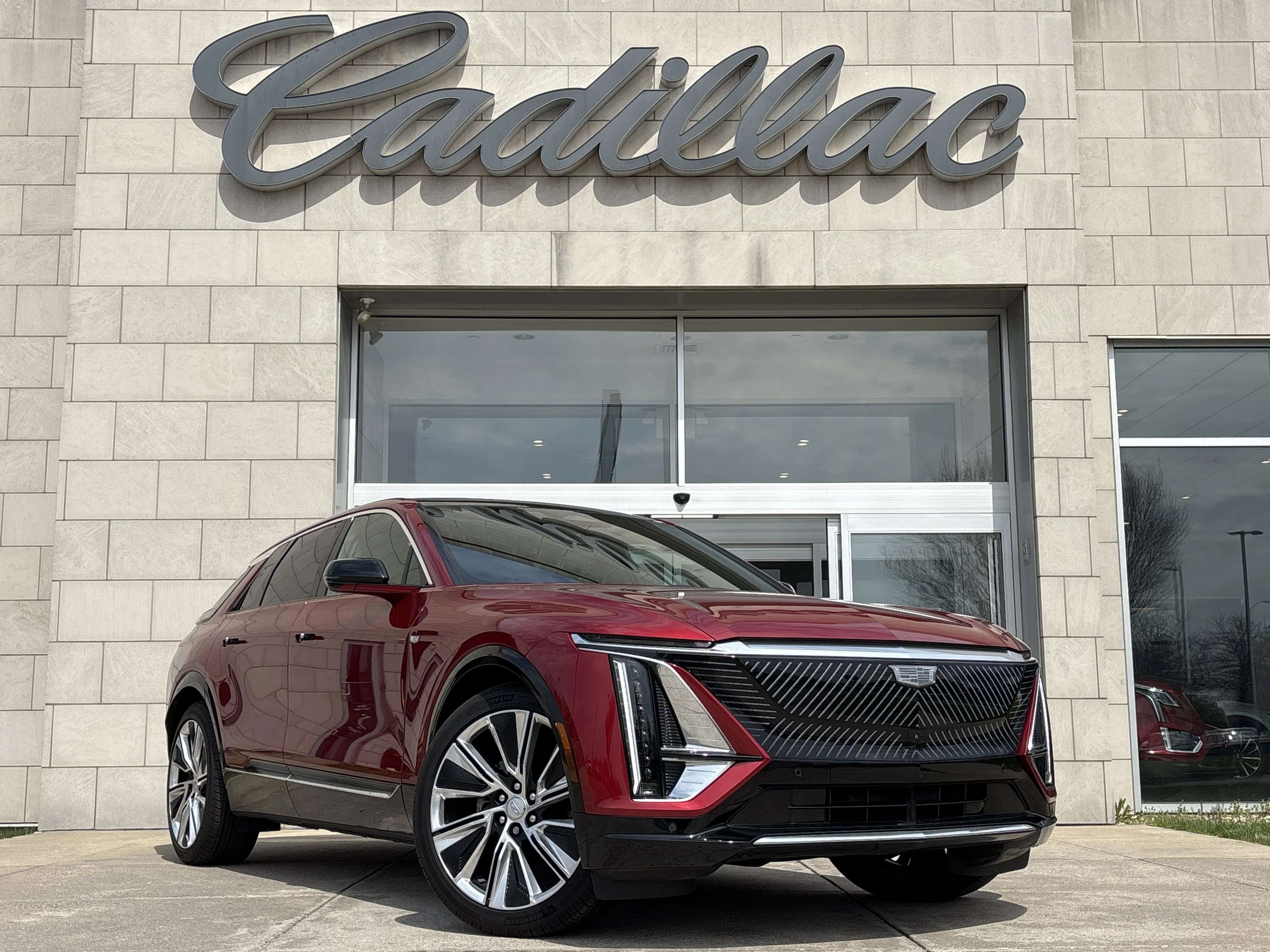 Used 2025 Radiant Red Tintcoat Cadillac Luxury image 1