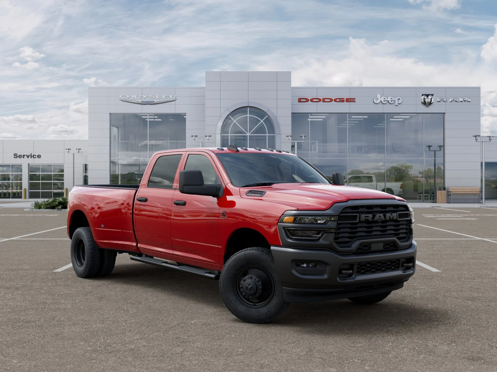 New 2026 Flame Red Clear-Coat Exterior Paint RAM Tradesman image 32