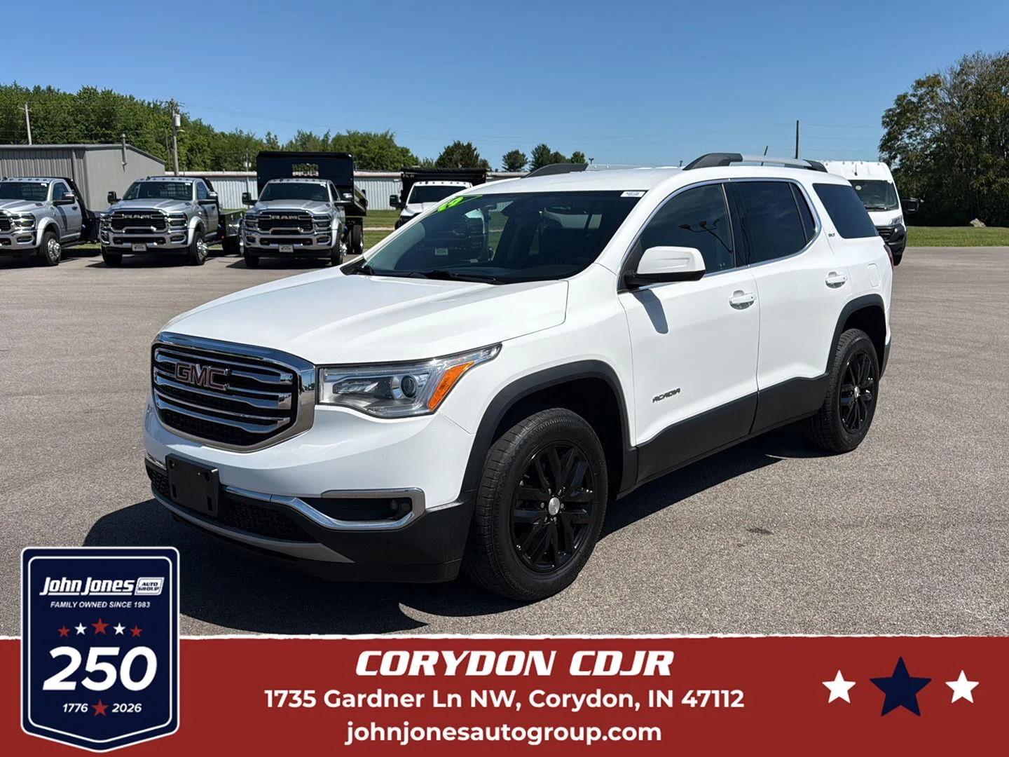 Used 2019 Summit White GMC SLT image 1