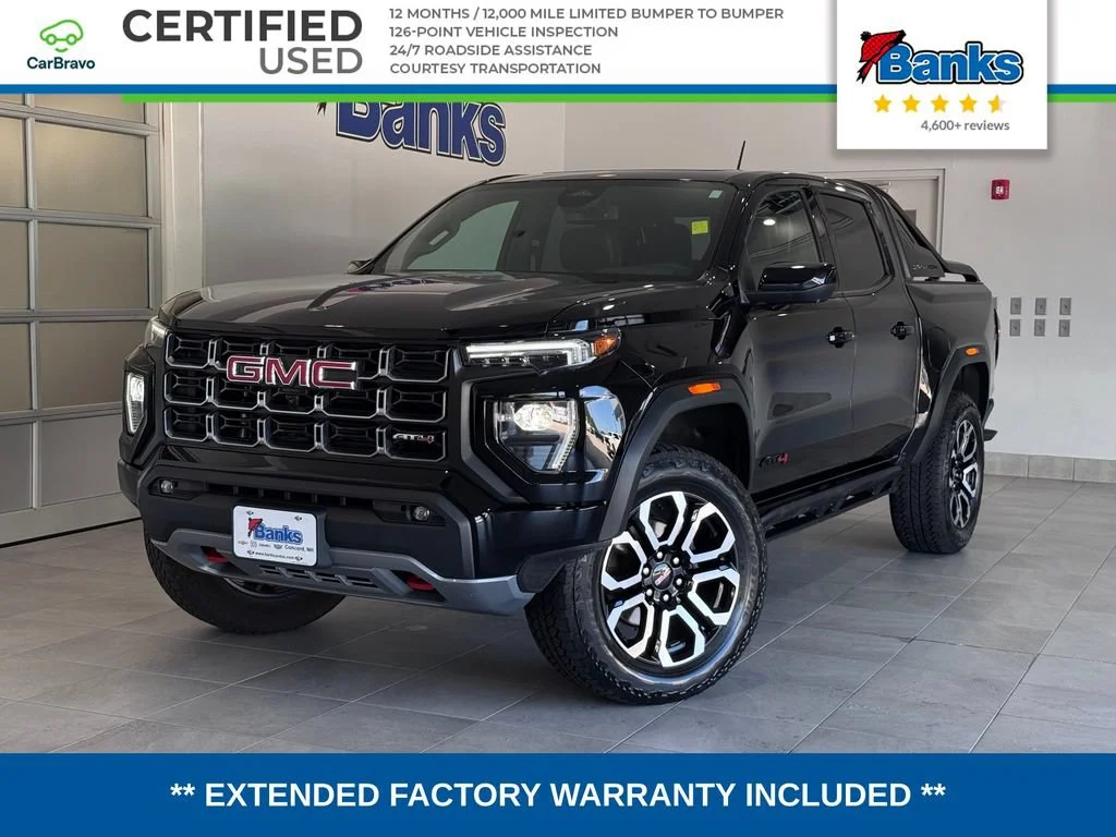 Certified Used 2025 Onyx Black GMC AT4 image 1