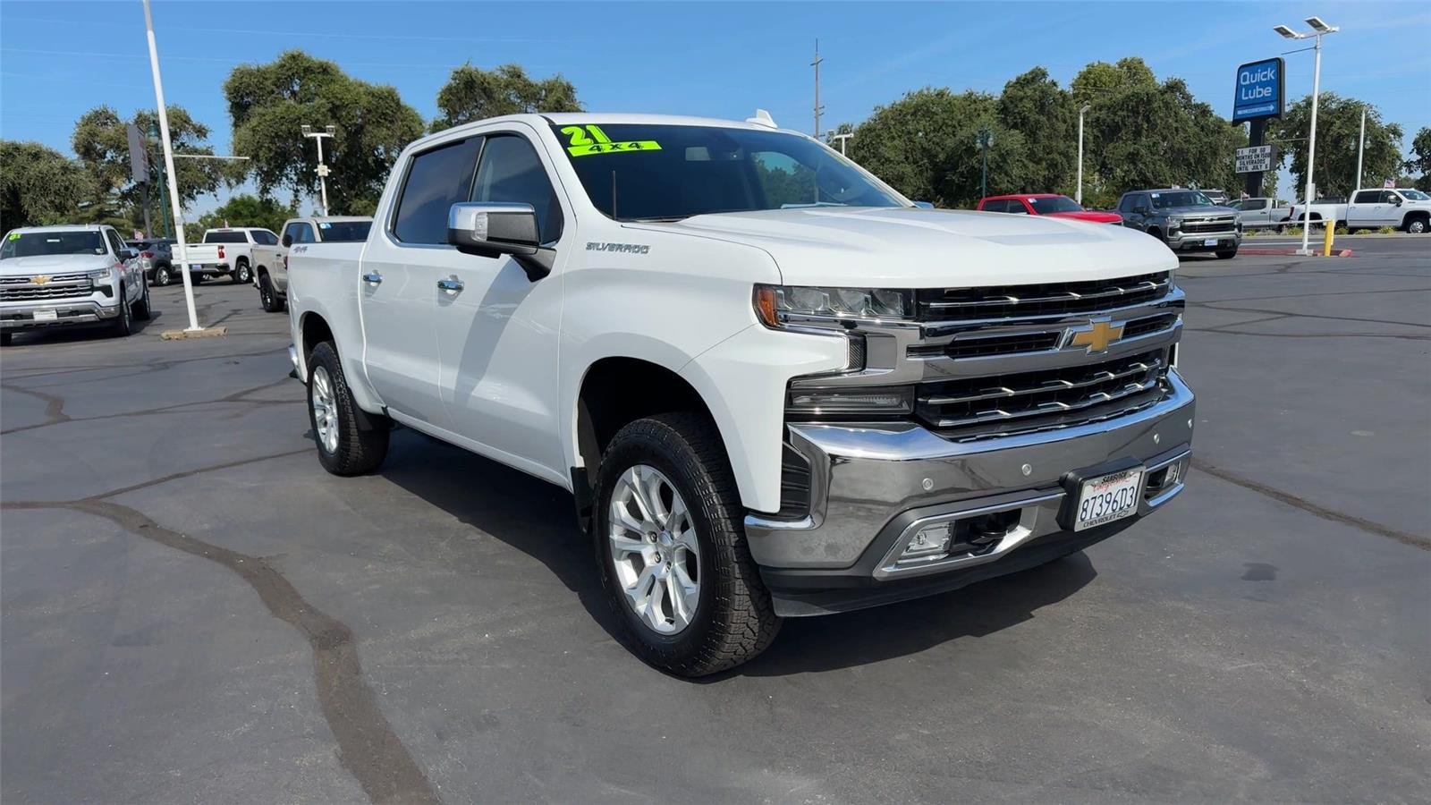 Certified Used 2021 SUMMIT WHITE Chevrolet LTZ image 5