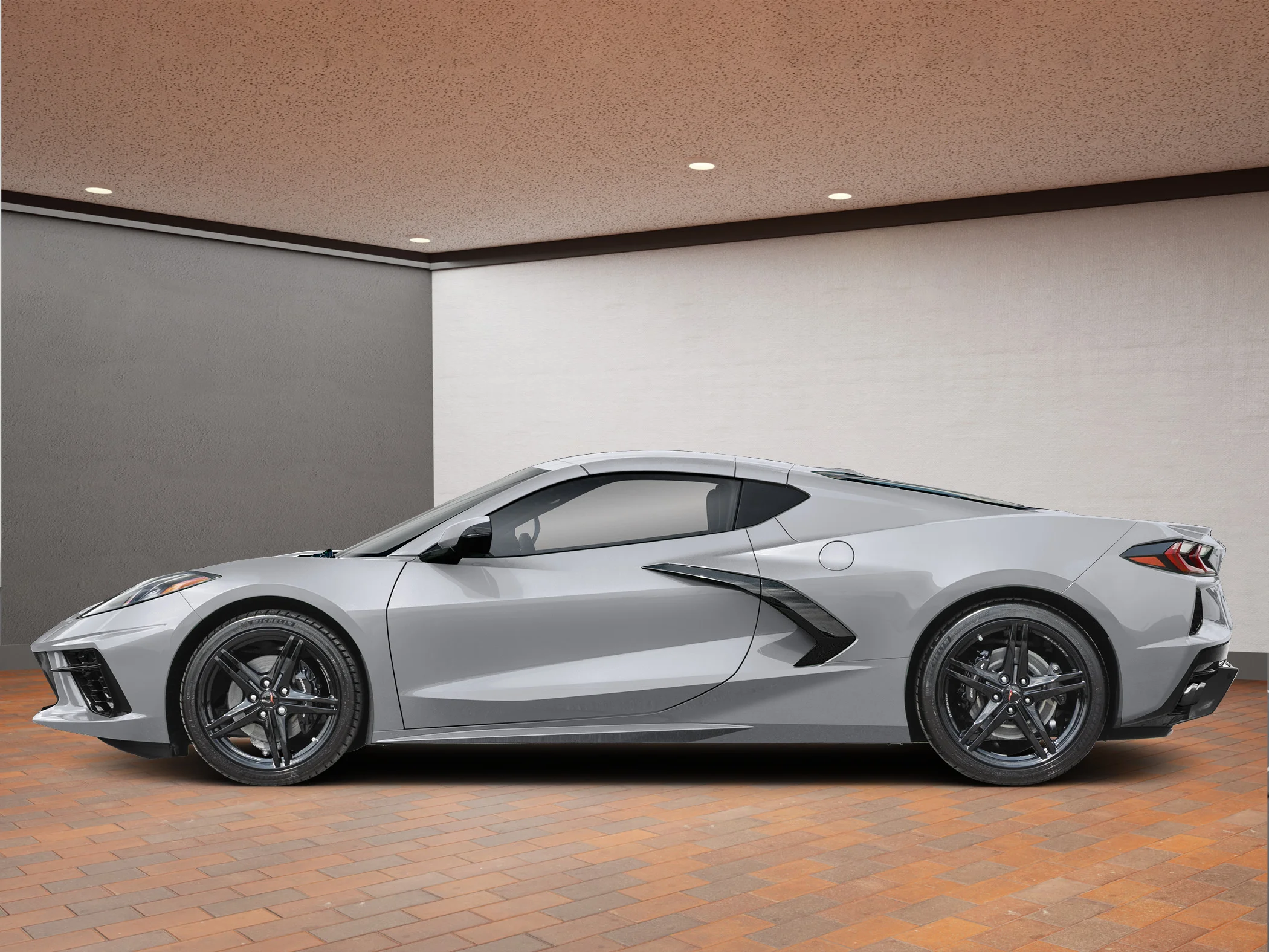 New 2026 Silver Chevrolet Stingray Coupe 1LT image 3