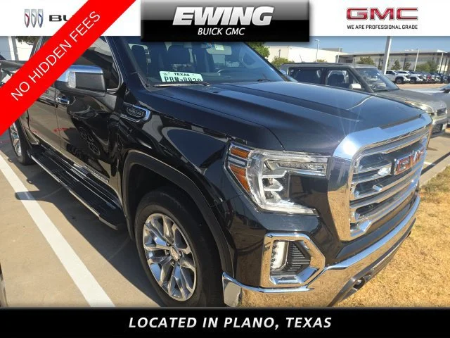 Used 2021 ONYX BLACK GMC SLT image 1