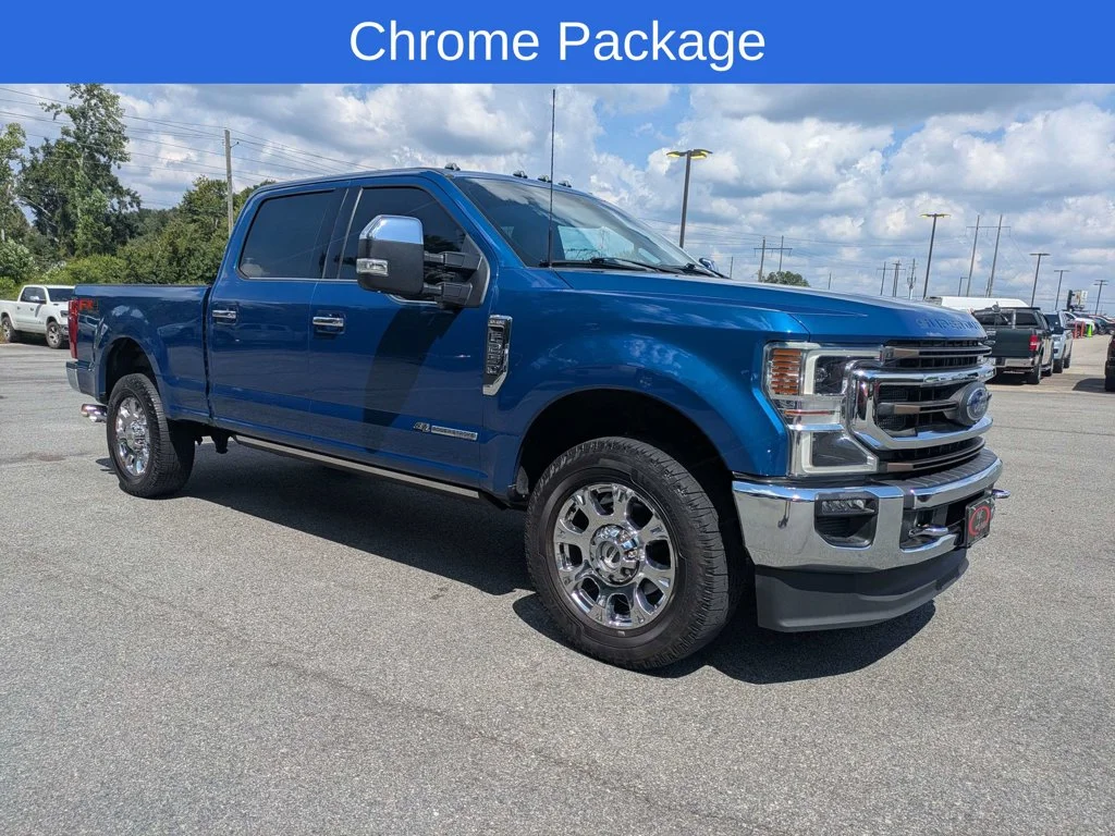 Used 2022 Blue Ford King Ranch image 2