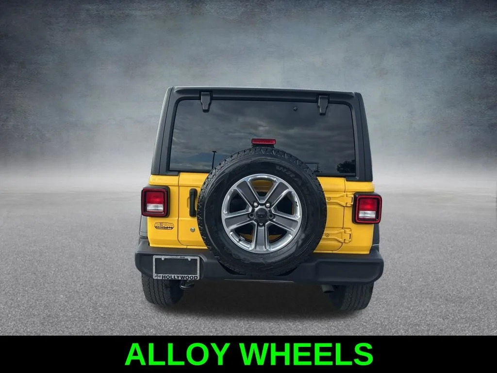 Certified Used 2020 Yellow Jeep Unlimited Sport S image 6