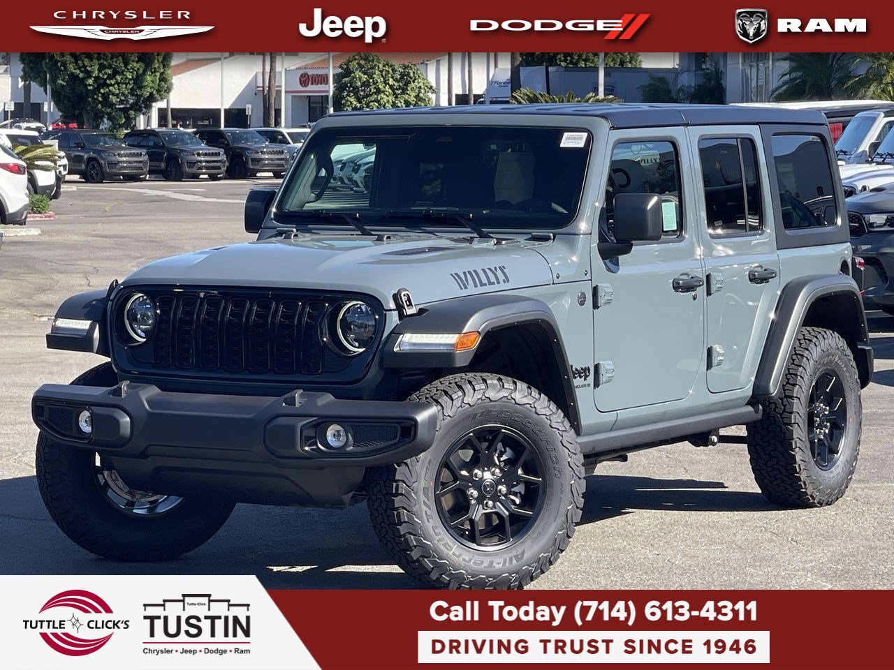 New 2026 Anvil Clearcoat Jeep Willys image 1