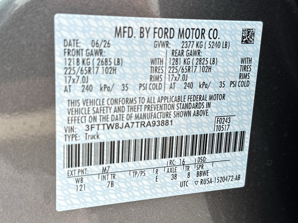New 2026 Carbonized Gray Metallic Ford XLT image 29